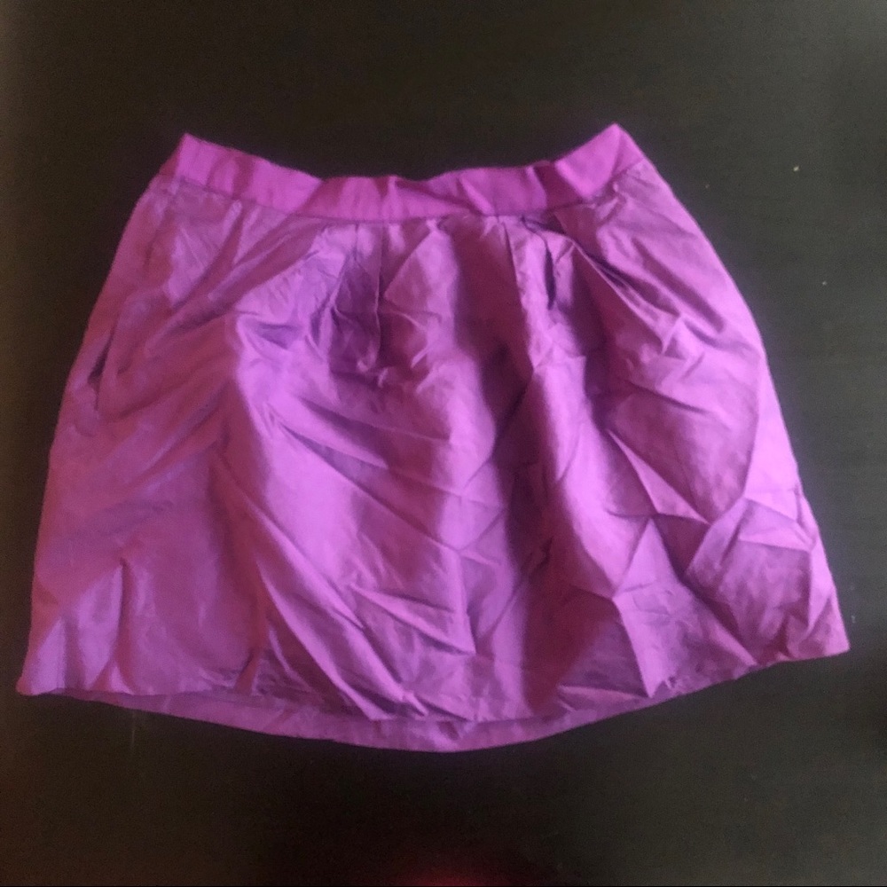 J. Crew Purple Mini Skirt